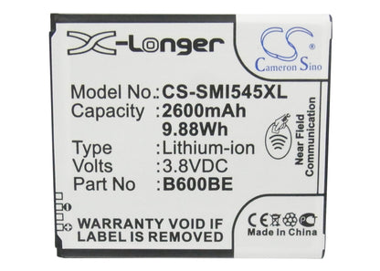 Replacement Battery for Samsung  Altius – Mobile, SmartPhone – 2600mAh / 9.88Wh / 3.8V