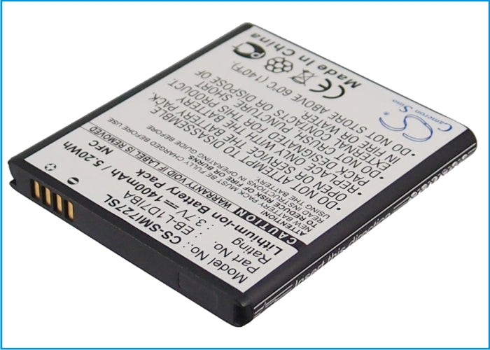 Replacement Battery for AT&T | Samsung | T-Mobile Skyrocket – Mobile, SmartPhone – 1400mAh / 3.7V - image 1