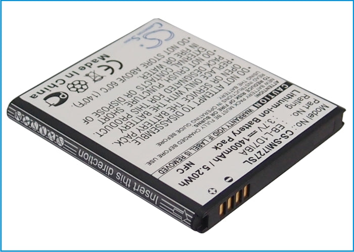 Replacement Battery for Samsung  Galaxy S Hercules – Mobile, SmartPhone – 1400mAh / 5.18Wh / 3.7V
