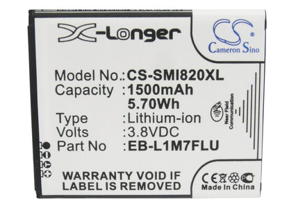 Replacement Battery for Samsung  Galaxy S 3 Mini – Mobile, SmartPhone – 1500mAh / 5.70Wh / 3.8V