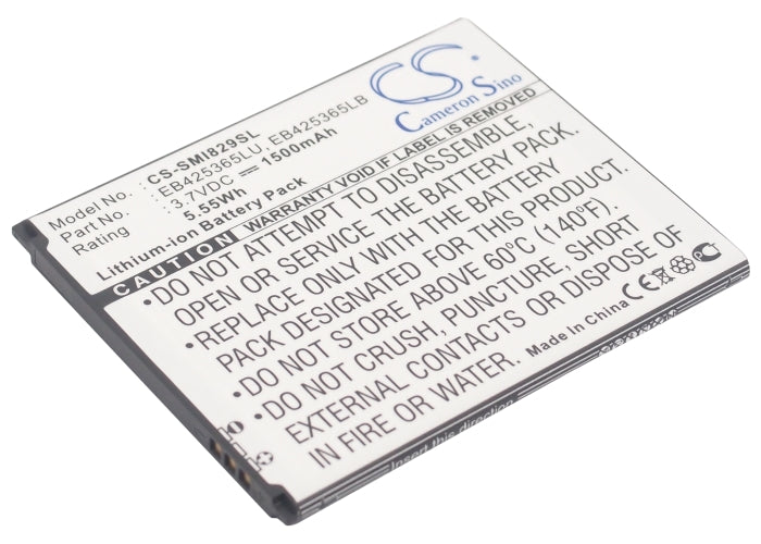 Replacement Battery for Samsung GT-I8262D – Mobile, SmartPhone – 1500mAh / 3.7V - image 1