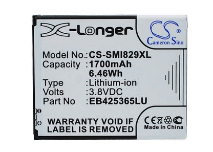 Replacement Battery for Samsung GT-I8262D – Mobile, SmartPhone – 1700mAh / 3.8V - image 1