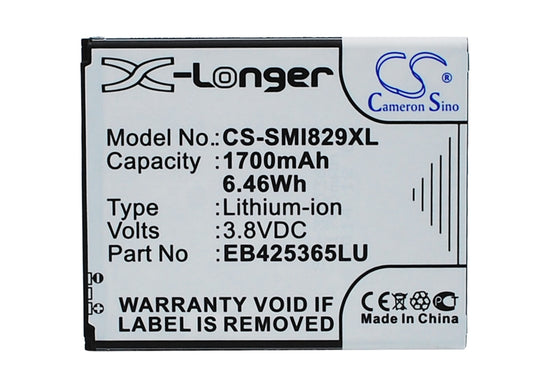 Replacement Battery for Samsung GT-I8262D – Mobile, SmartPhone – 1700mAh / 3.8V - image 1