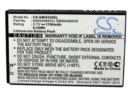 Replacement Battery for USCellular  SCH-R680 Repp – Mobile, SmartPhone – 1700mAh / 6.29Wh / 3.7V