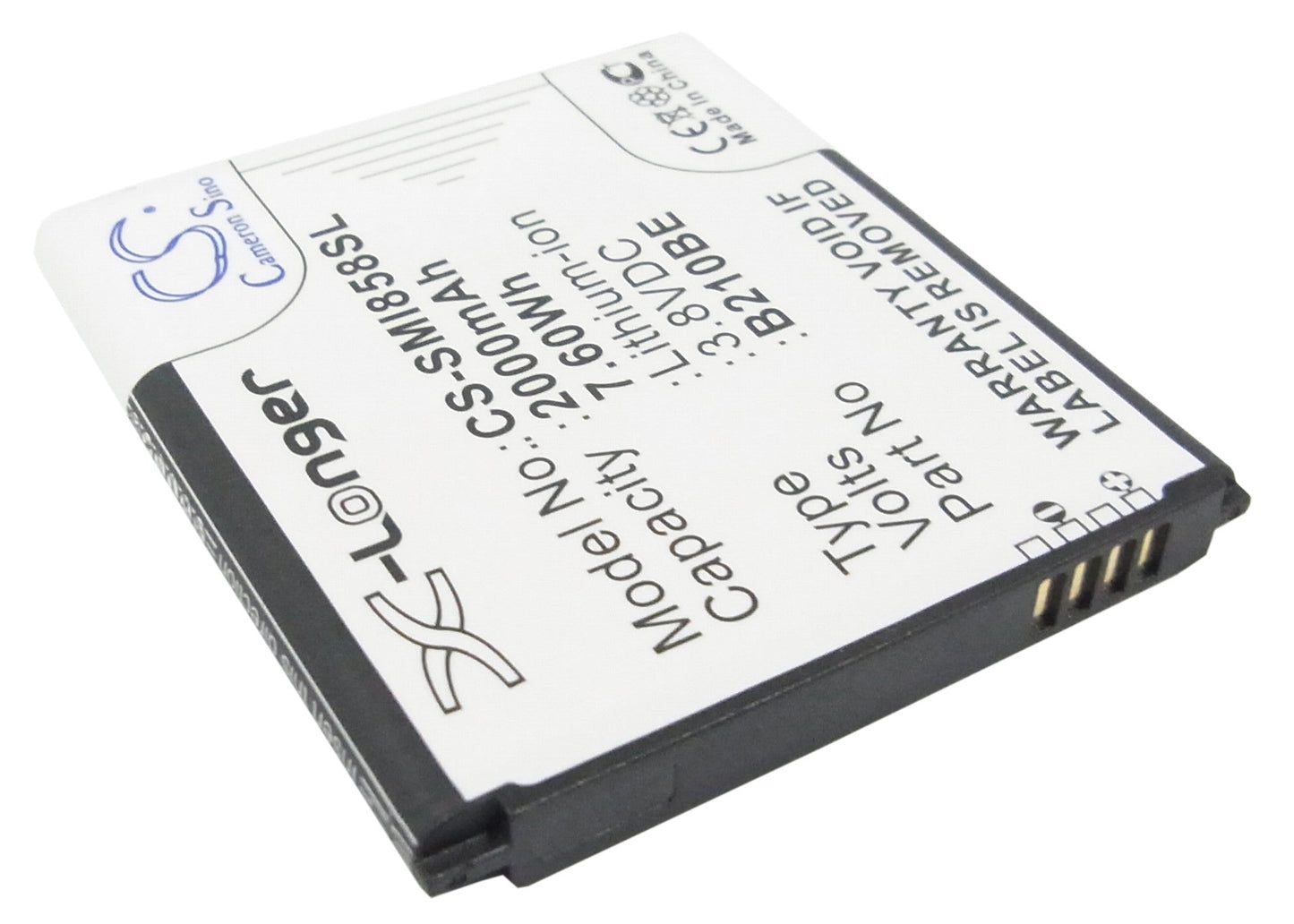 Replacement Battery for Samsung  Galaxy Core Advance – Mobile, SmartPhone – 2000mAh / 7.60Wh / 3.8V