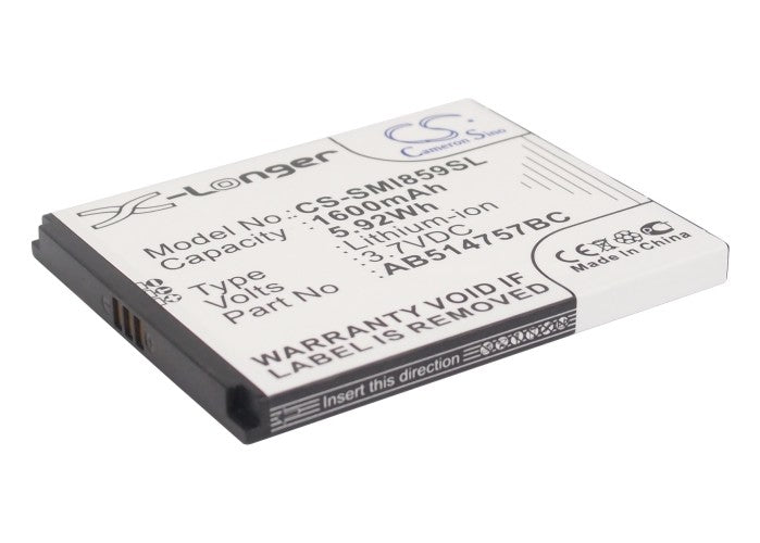 Replacement Battery for Samsung SCH-i859 – Mobile, SmartPhone – 1600mAh / 3.7V - image 1