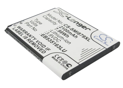 Replacement Battery for Samsung GT-i9080 – Mobile, SmartPhone – 2100mAh / 3.8V - image 1