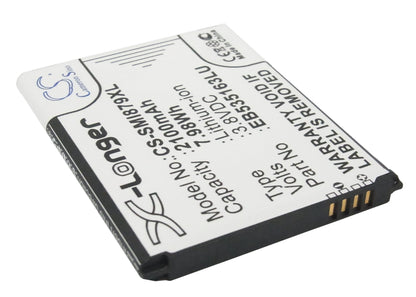 Replacement Battery for Samsung  Galaxy Grand – Mobile, SmartPhone – 2100mAh / 7.98Wh / 3.8V