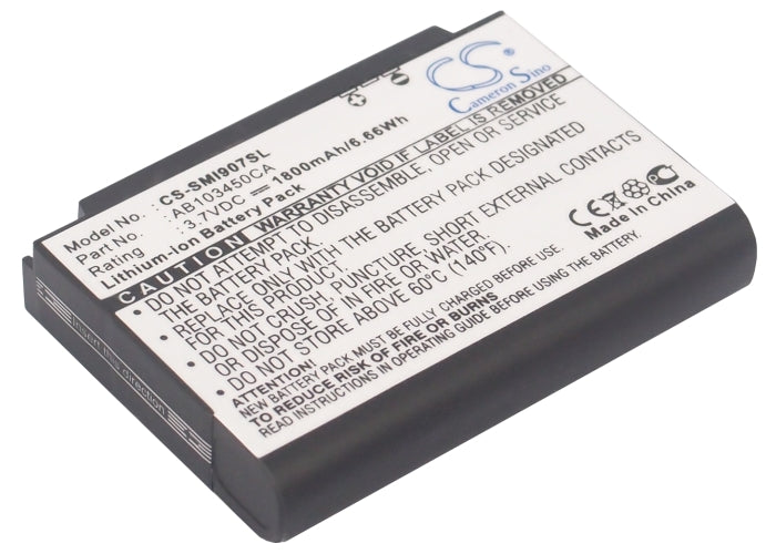 Replacement Battery for Samsung Access A827 – Mobile, SmartPhone – 1800mAh / 3.7V - image 1