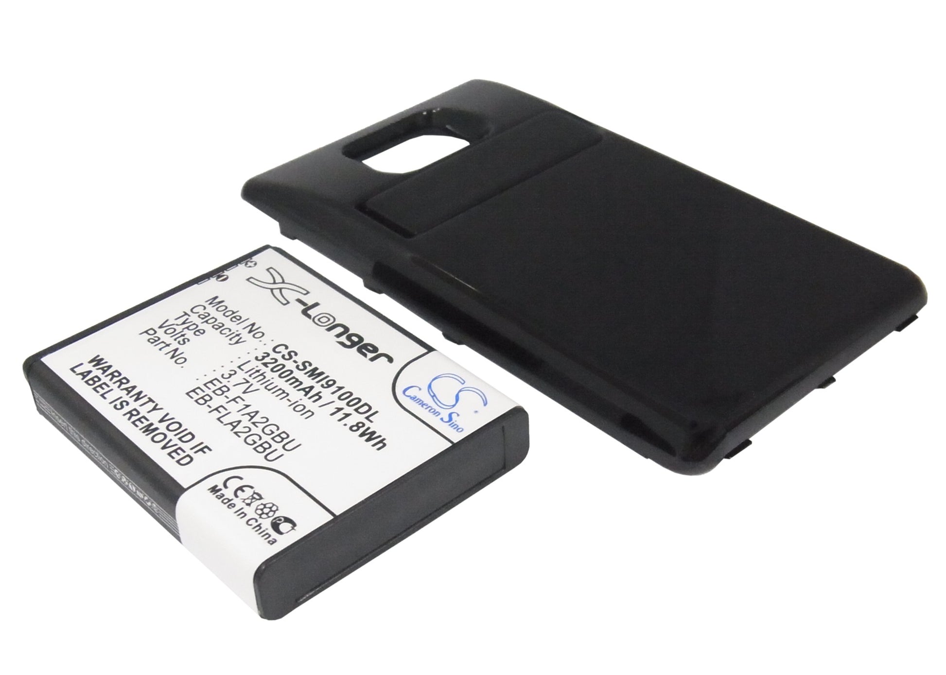 Replacement Battery for Samsung Galaxy S II – Mobile, SmartPhone – 3200mAh / 3.7V - image 1