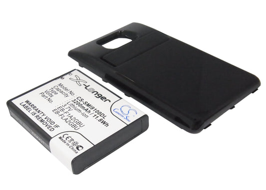 Replacement Battery for Samsung Galaxy S II – Mobile, SmartPhone – 3200mAh / 3.7V - image 1