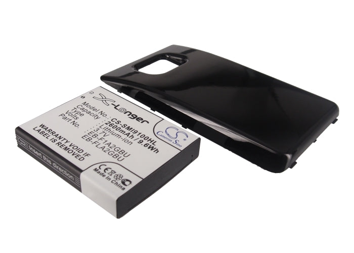 Replacement Battery for Samsung Galaxy S II – Mobile, SmartPhone – 2600mAh / 3.7V - image 1