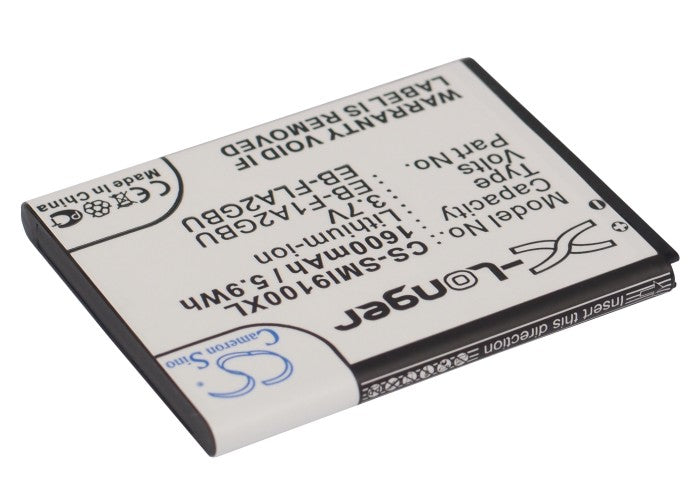 Replacement Battery for T-Mobile  Galaxy S II – Mobile, SmartPhone – 1600mAh / 5.92Wh / 3.7V