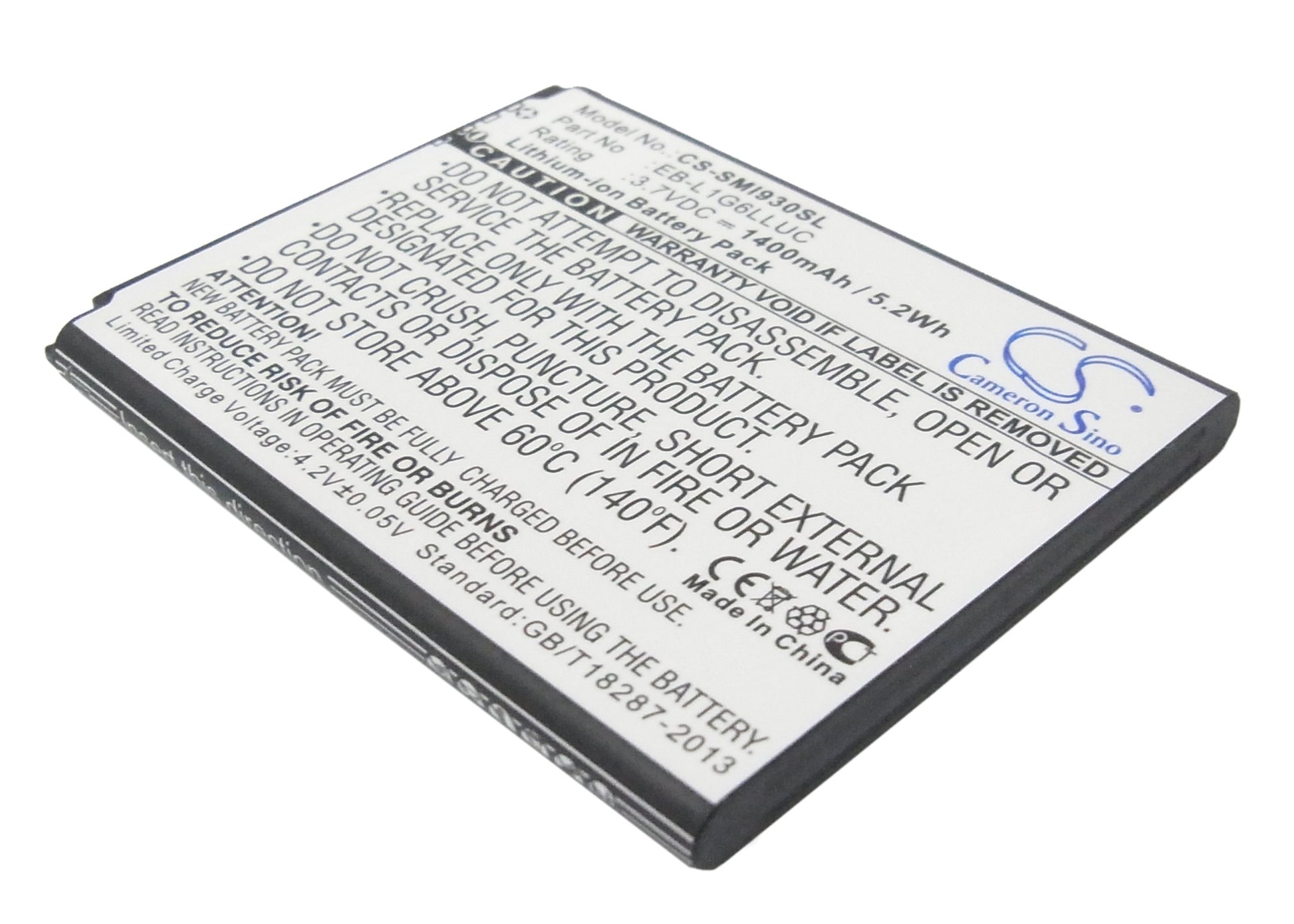 Replacement Battery for Samsung | AT&T | Verizon | Sprint | T-Mobile | USCellular | Telstra | iBasso GT-I9300 – Mobile, SmartPhone – 1400mAh / 3.7V - image 1