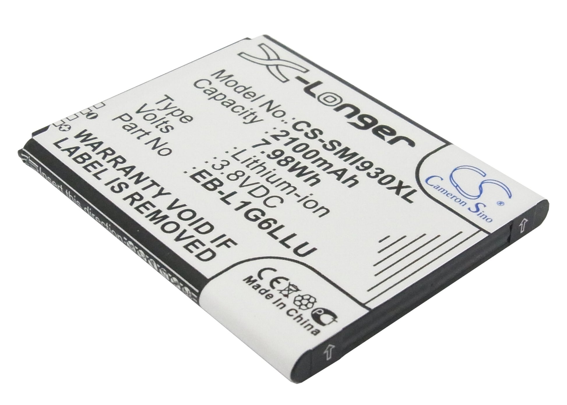 Replacement Battery for Telstra | Sprint | Samsung | Verizon | AT&T | T-Mobile | USCellular GT-i9300T – Mobile, SmartPhone – 2100mAh / 3.8V - image 1