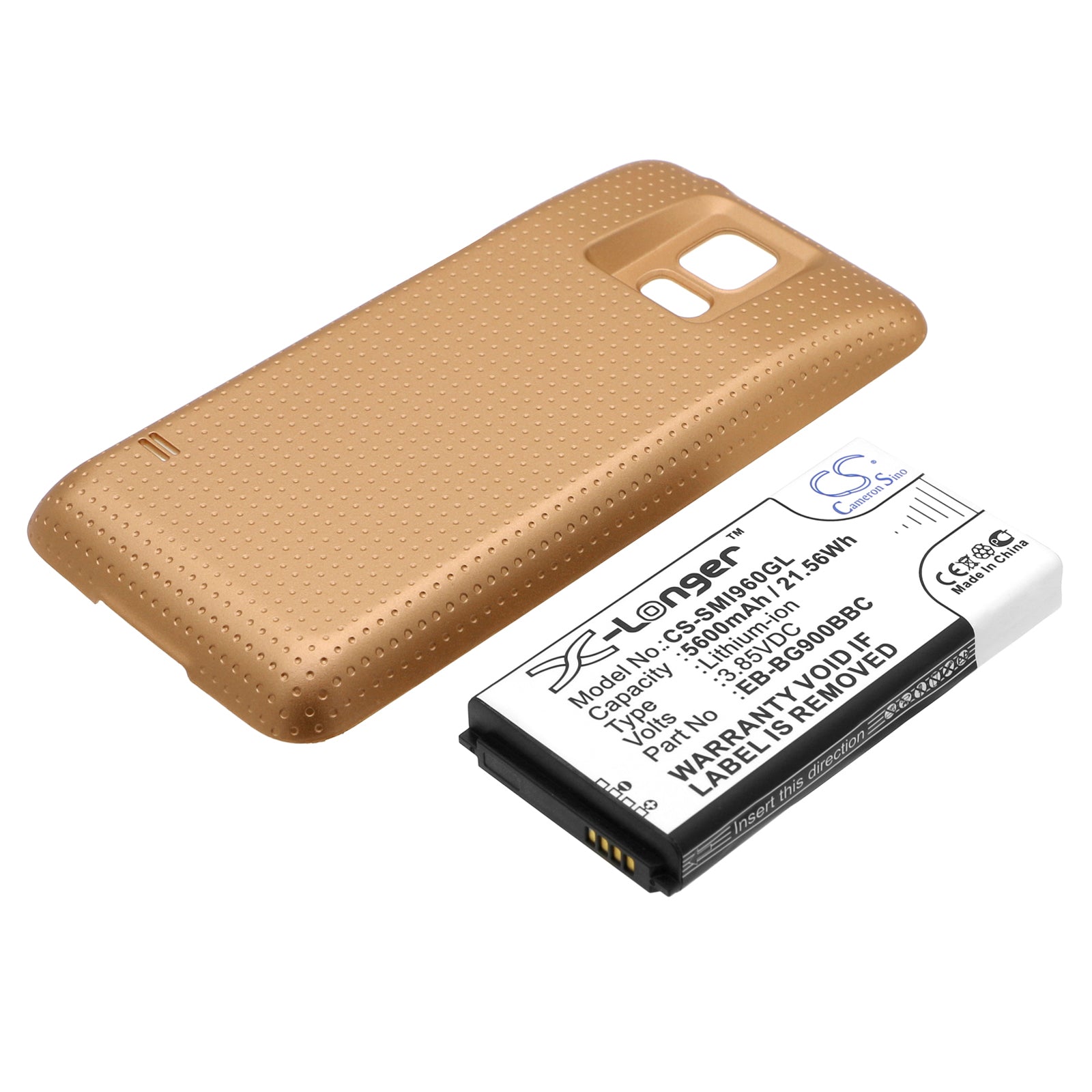 Replacement Battery for Samsung Galaxy S5 – Mobile, SmartPhone – 5600mAh / 3.85V - image 1