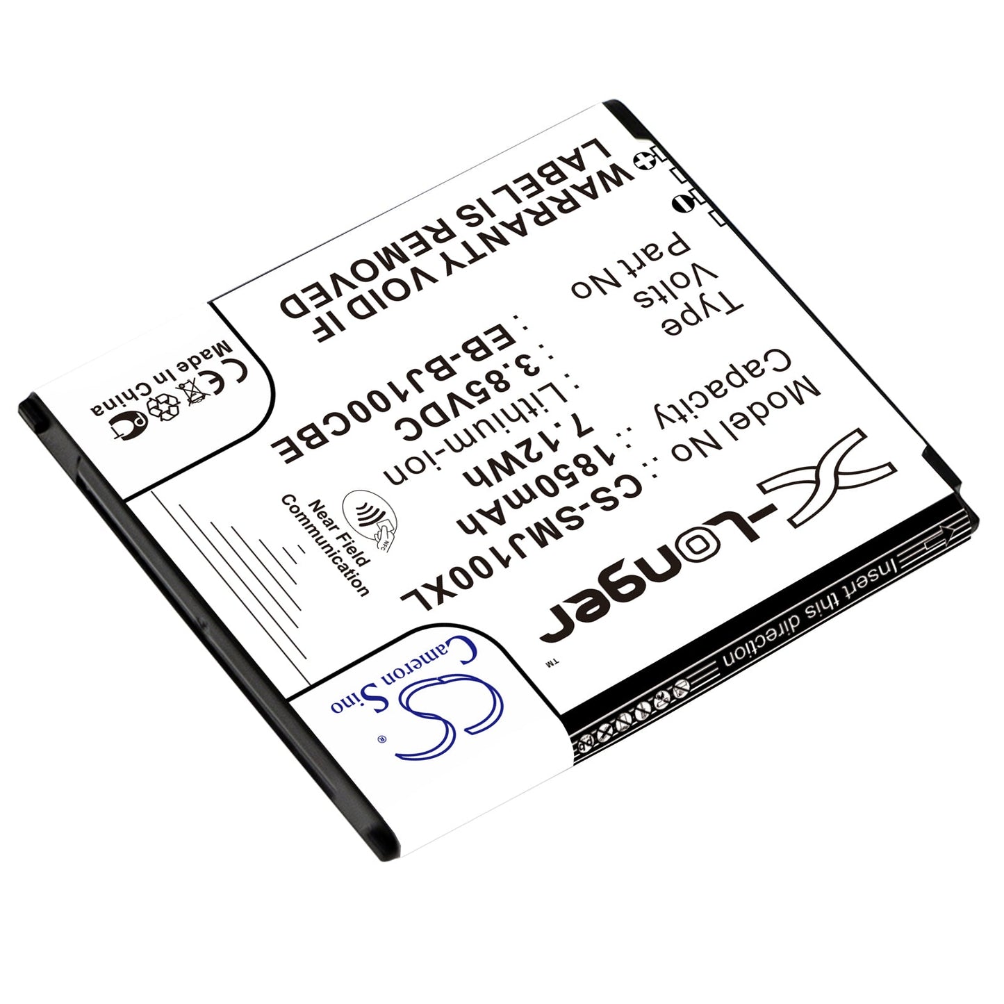 Replacement Battery for Samsung  Galaxy J1 – Mobile, SmartPhone – 1850mAh / 7.12Wh / 3.85V