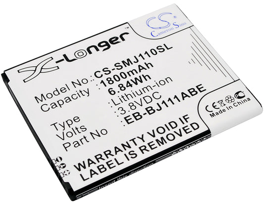 Replacement Battery for Samsung Galaxy J1 Ace VE Duos – Mobile, SmartPhone – 1800mAh / 3.8V - image 1