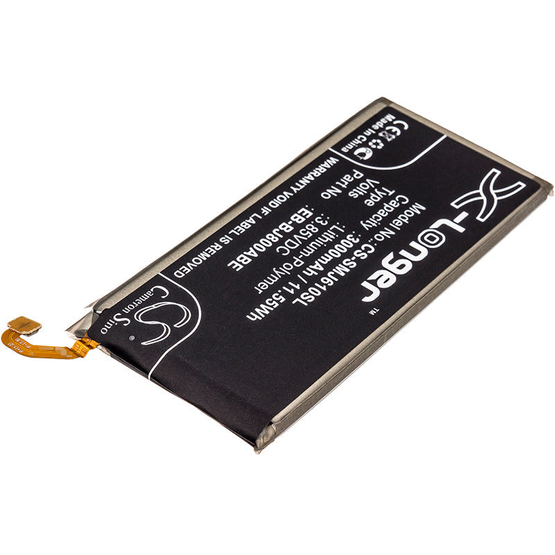 Replacement Battery for Samsung  Galaxy A6 2018 – Mobile, SmartPhone – 3000mAh / 11.55Wh / 3.85V