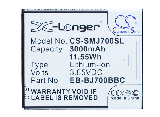 Replacement Battery for Samsung Galaxy J7 – Mobile, SmartPhone – 3000mAh / 3.85V - image 1