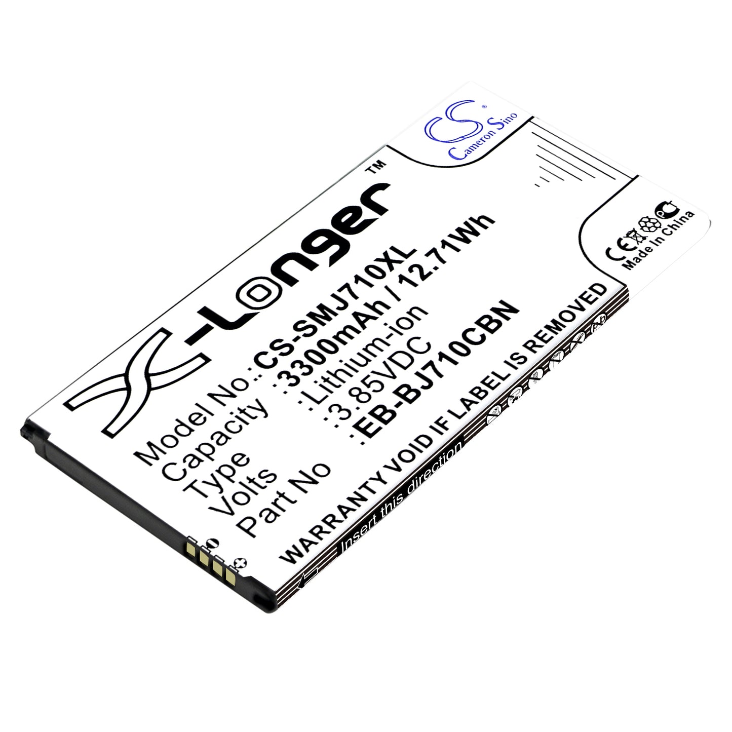 Replacement Battery for Samsung SM-J7109 – Mobile, SmartPhone – 3300mAh / 3.85V - image 1