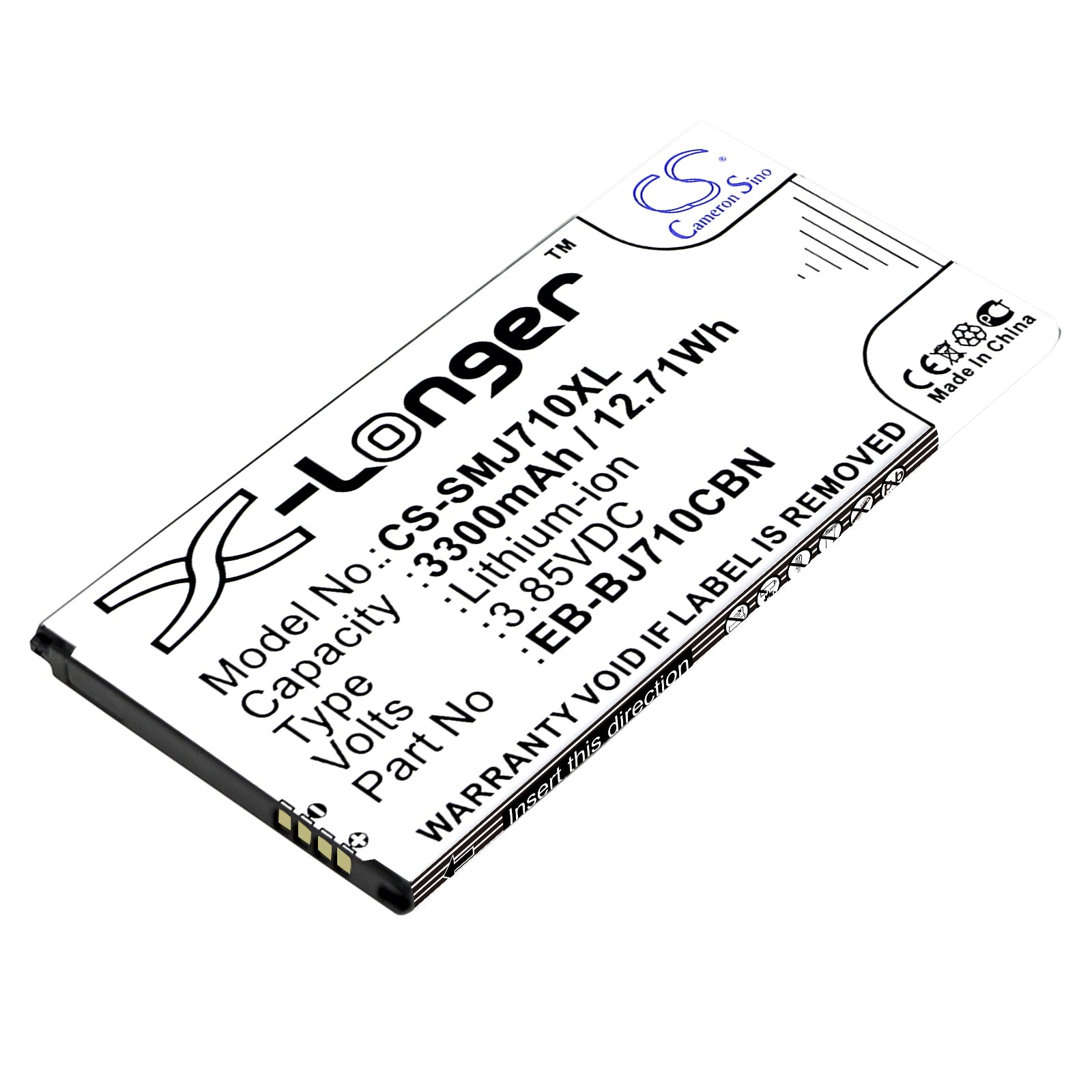 Replacement Battery for Samsung SM-J7109 – Mobile, SmartPhone – 3300mAh / 3.85V - image 1