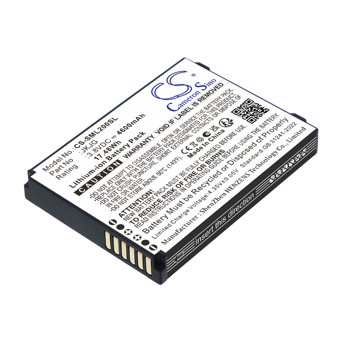 Replacement Battery for Sunmi L2K – Payment Terminal – 4600mAh / 3.8V