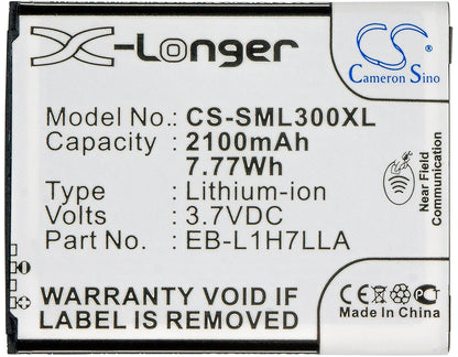 Replacement Battery for Sprint  Galaxy Victory 4G – Mobile, SmartPhone – 2100mAh / 7.98Wh / 3.8V