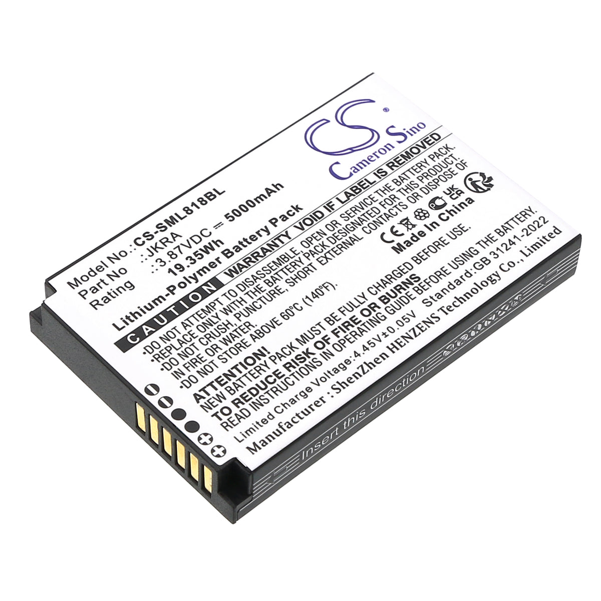 Replacement Battery for Geenk | Sunmi G3 – Payment Terminal – 5000mAh / 3.87V