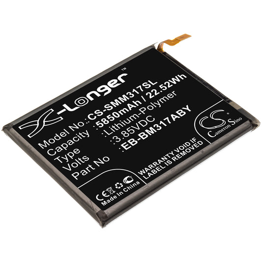 Replacement Battery for Samsung Galaxy M31 – Mobile, SmartPhone – 5850mAh / 3.85V - image 1