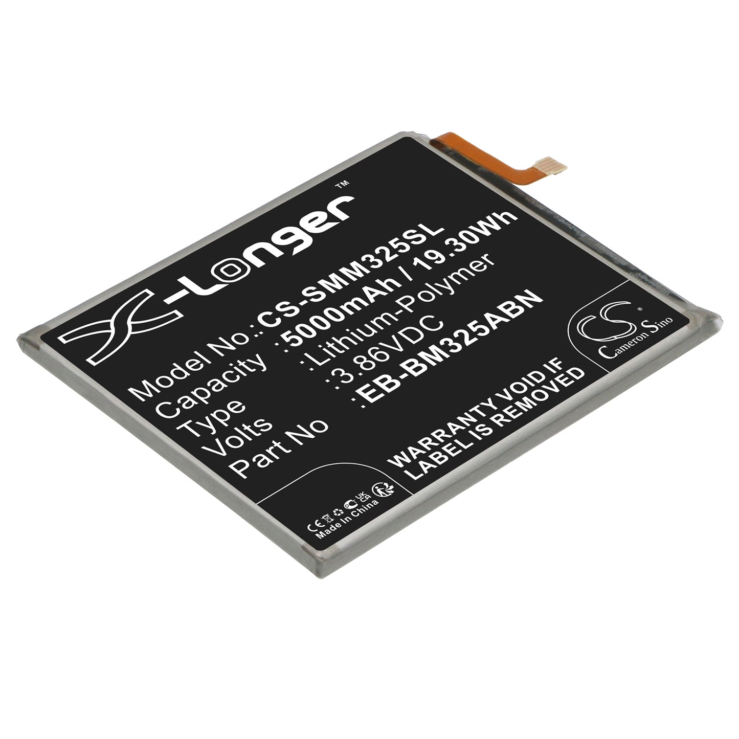 Replacement Battery for Samsung Galaxy M32 – Mobile, SmartPhone – 5000mAh / 3.86V - image 1