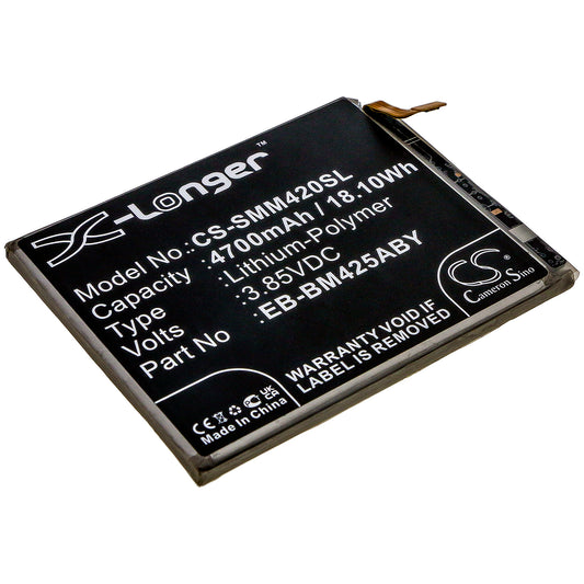 Replacement Battery for Samsung Galaxy M42 – Mobile, SmartPhone – 4700mAh / 3.85V - image 1