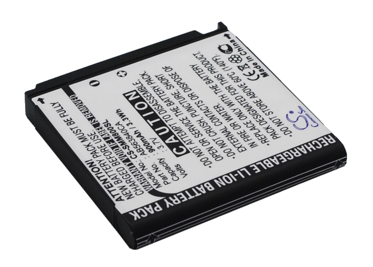 Replacement Battery for Samsung Instinct M800 – Mobile, SmartPhone – 900mAh / 3.7V - image 3