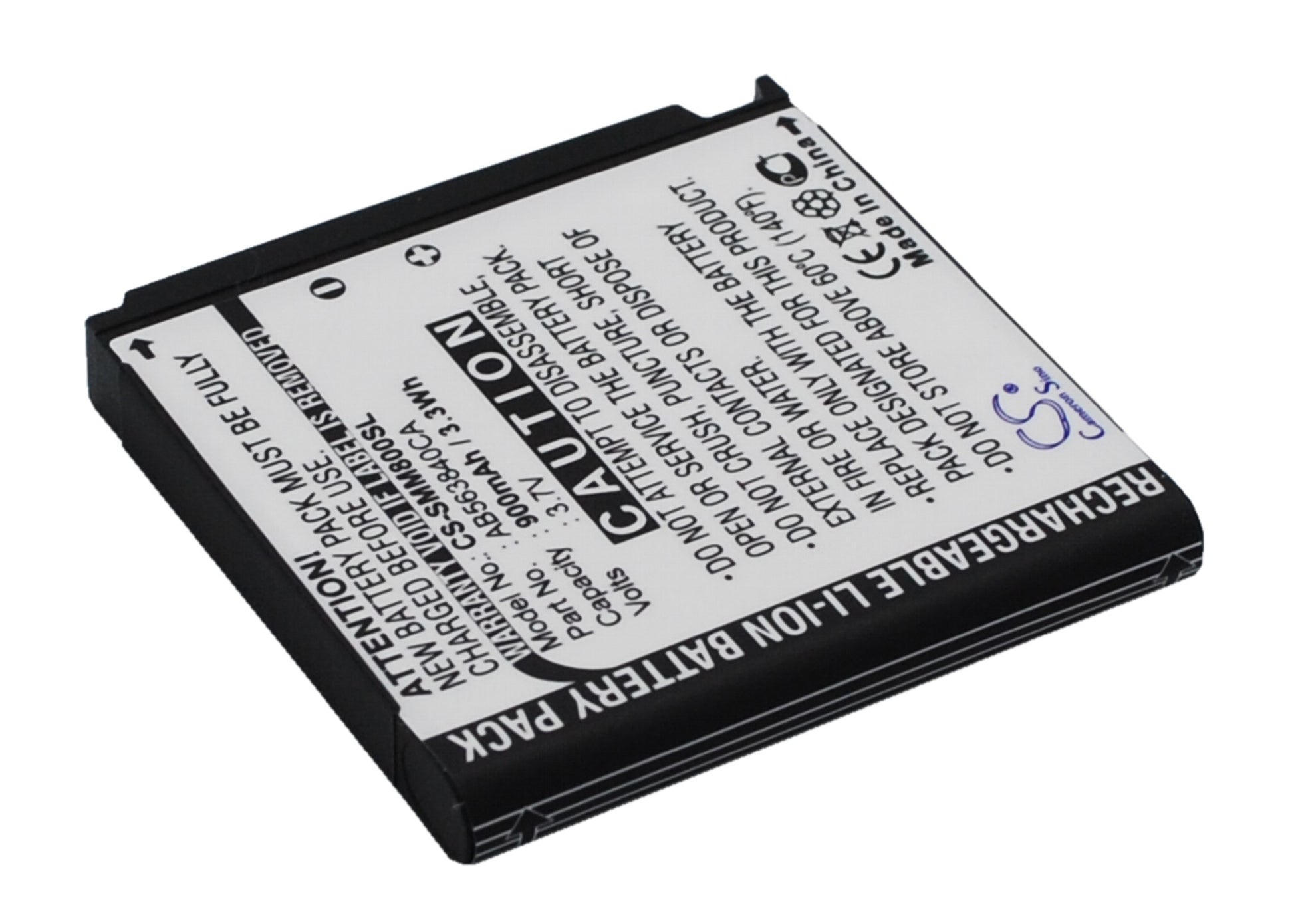 Replacement Battery for Samsung Instinct M800 – Mobile, SmartPhone – 900mAh / 3.7V - image 3