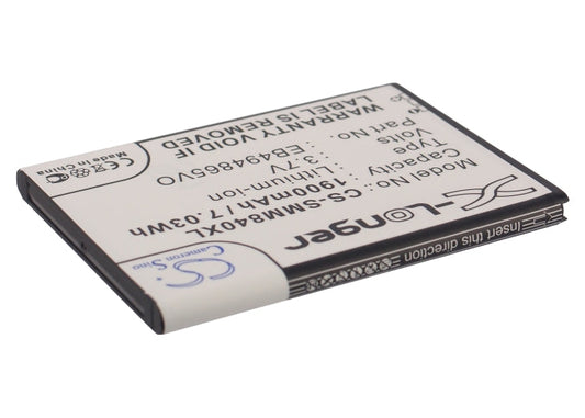 Replacement Battery for BoostMobile  Galaxy Prevail 2 – Mobile, SmartPhone – 1900mAh/7.03Wh / 3.7V