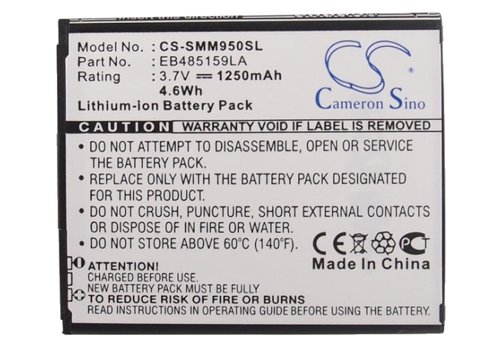 Replacement Battery for Virgin Mobile | Samsung SPH-M950 – Mobile, SmartPhone – 1250mAh / 3.7V - image 5