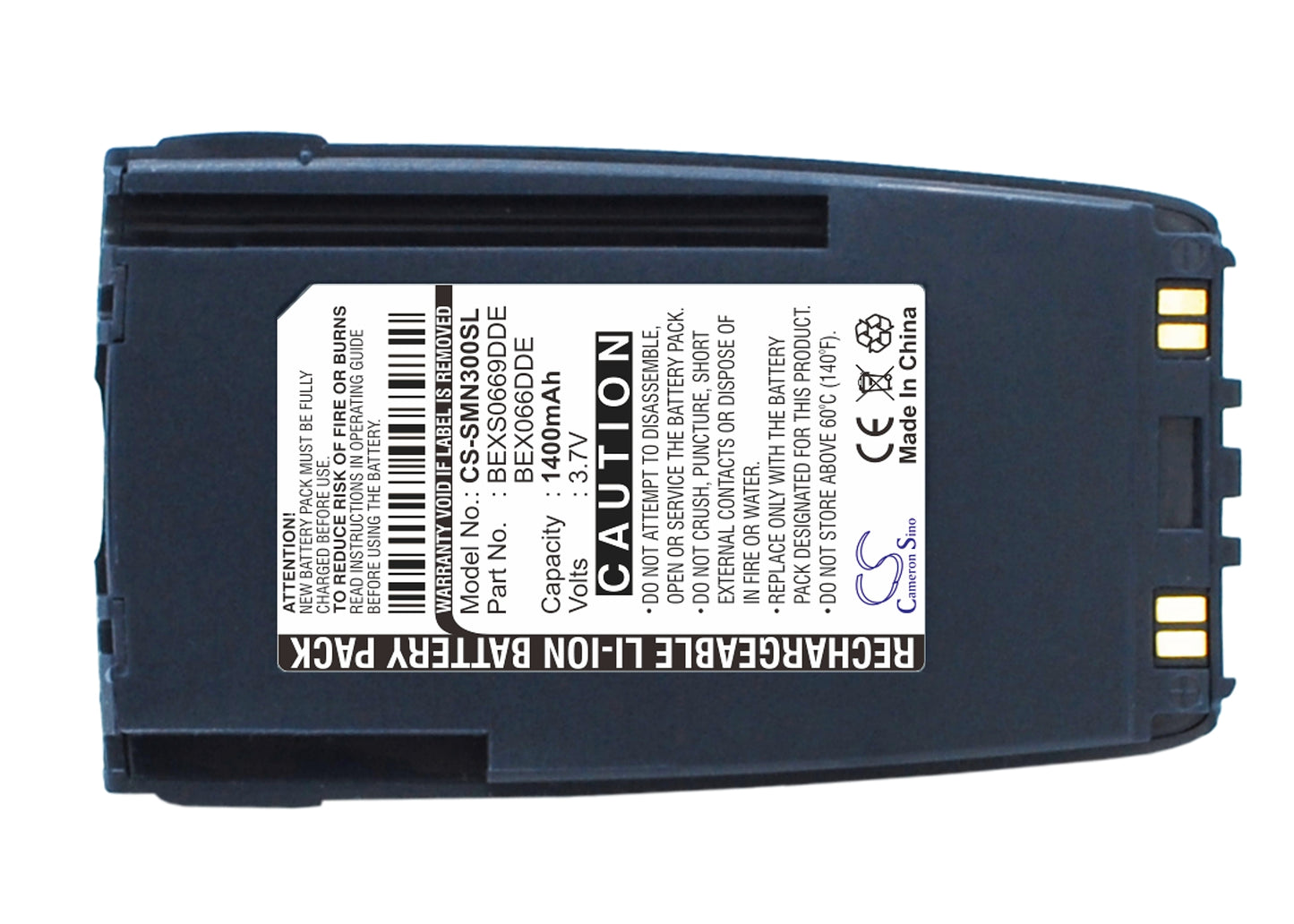 Replacement Battery for Samsung SCH-N300 – Mobile, SmartPhone – 1400mAh / 3.7V - image 1
