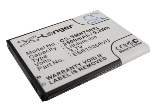Replacement Battery for Samsung | AT&T | T-Mobile | NTT DoCoMo | Telstra Galaxy Note – Mobile, SmartPhone – 2500mAh / 3.7V - image 1