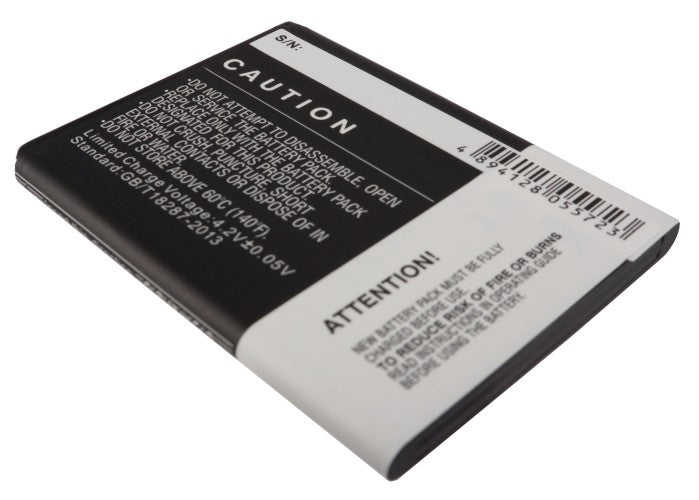 Replacement Battery for AT&T  Galaxy Note – Mobile, SmartPhone – 2500mAh / 9.25Wh / 3.7V