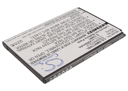 Replacement Battery for Samsung  Galaxy Note 2 – Mobile, SmartPhone – 2200mAh / 8.14Wh / 3.7V
