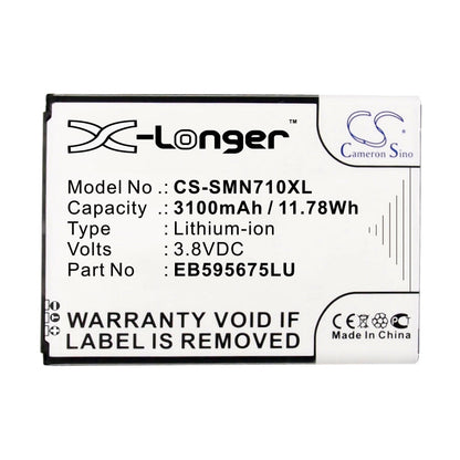 Replacement Battery for Sprint  Galaxy Note – Mobile, SmartPhone – 3100mAh / 11.78Wh / 3.8V