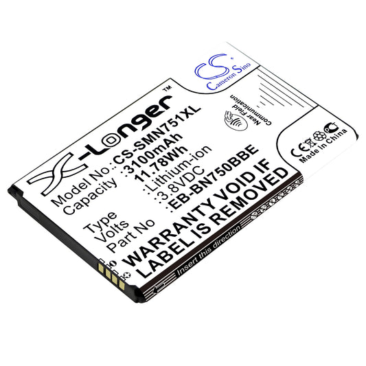 Replacement Battery for Samsung Galaxy Note 3 Neo – Mobile, SmartPhone – 3100mAh / 3.8V - image 1