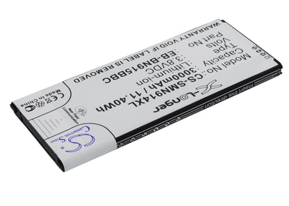 Replacement Battery for Samsung  Galaxy Note Edge – Mobile, SmartPhone – 3000mAh / 11.40Wh / 3.8V