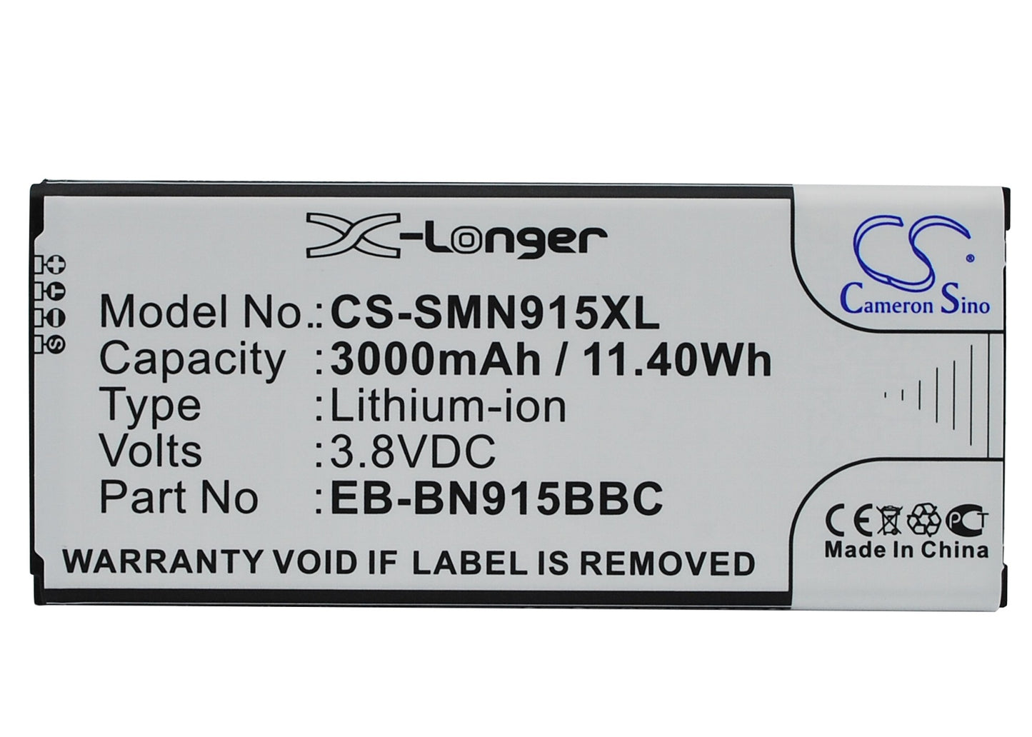 Replacement Battery for Samsung Galaxy Note Edge – Mobile, SmartPhone – 3000mAh / 3.8V - image 1
