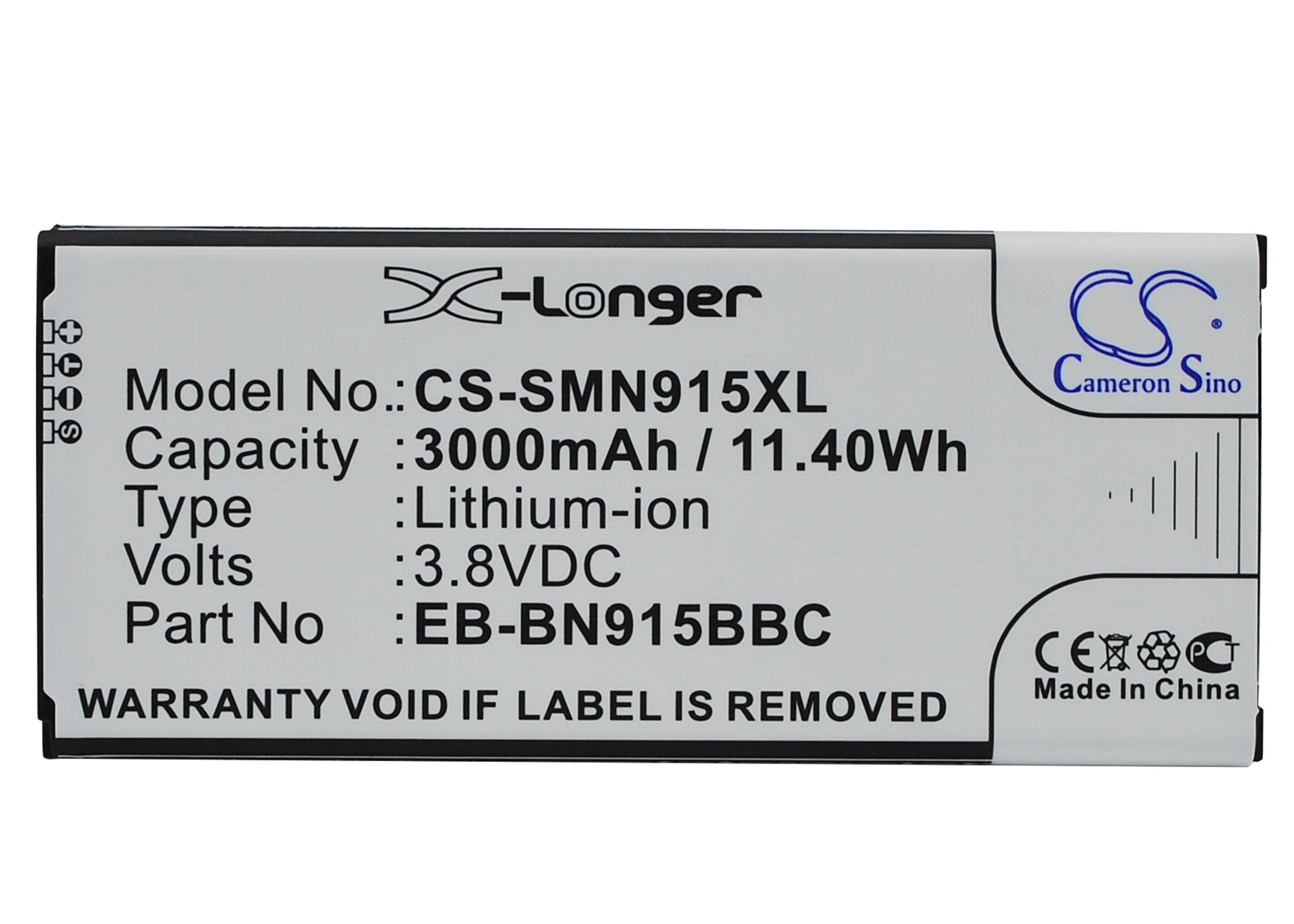 Replacement Battery for Samsung Galaxy Note Edge – Mobile, SmartPhone – 3000mAh / 3.8V - image 1