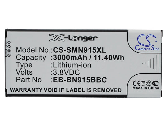 Replacement Battery for Samsung Galaxy Note Edge – Mobile, SmartPhone – 3000mAh / 3.8V - image 1