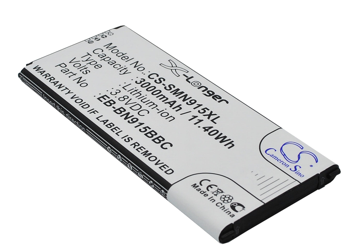 Replacement Battery for Samsung  Galaxy Note Edge – Mobile, SmartPhone – 3000mAh / 11.40Wh / 3.8V