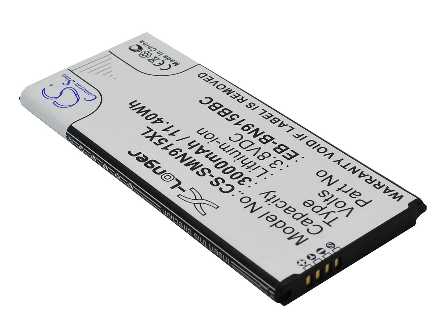 Replacement Battery for Samsung  Galaxy Note Edge – Mobile, SmartPhone – 3000mAh / 11.40Wh / 3.8V