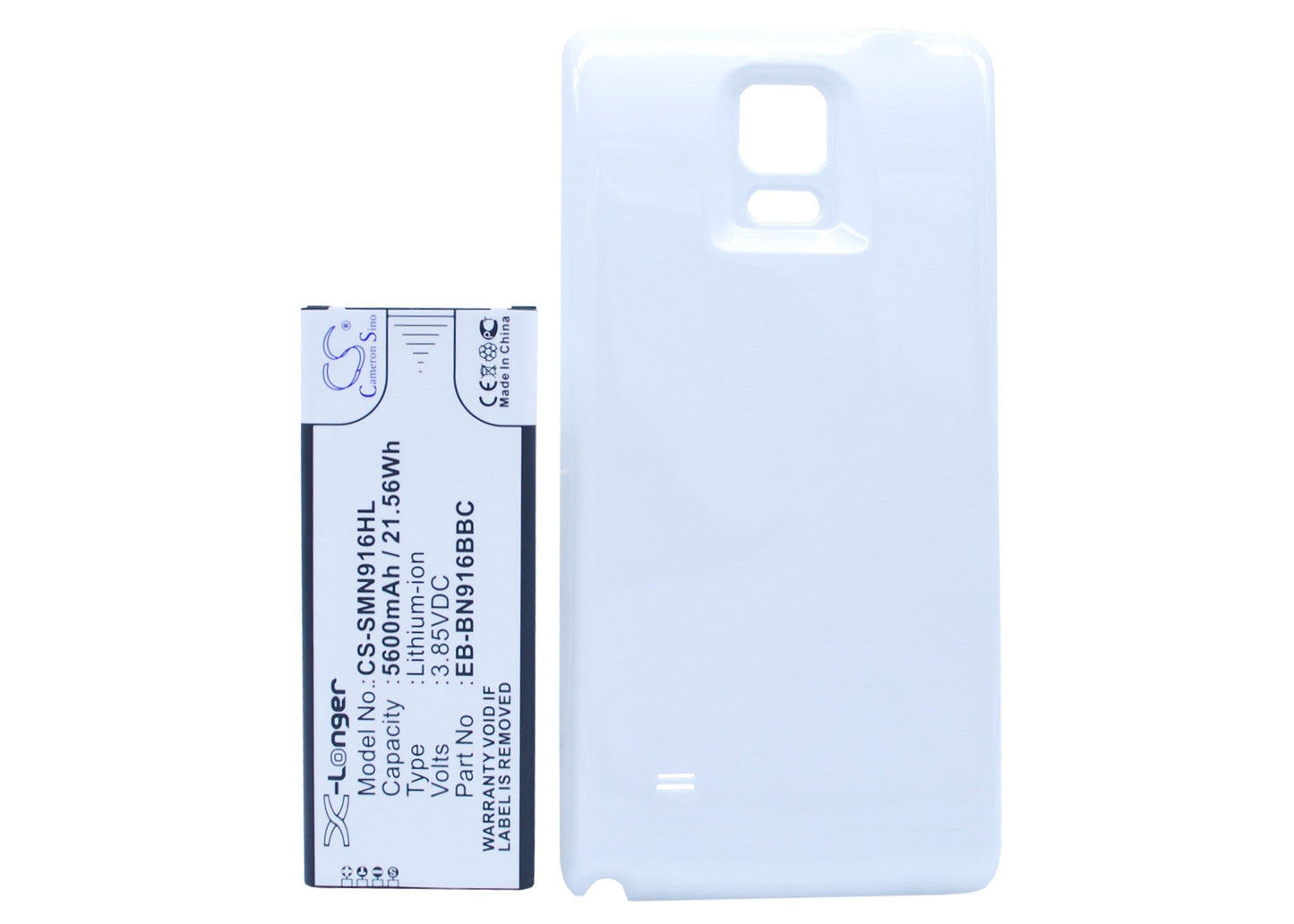 Replacement Battery for Samsung  Galaxy Note 4 ( China Mobile ) – Mobile, SmartPhone – 5600mAh / 21.56Wh / 3.85V