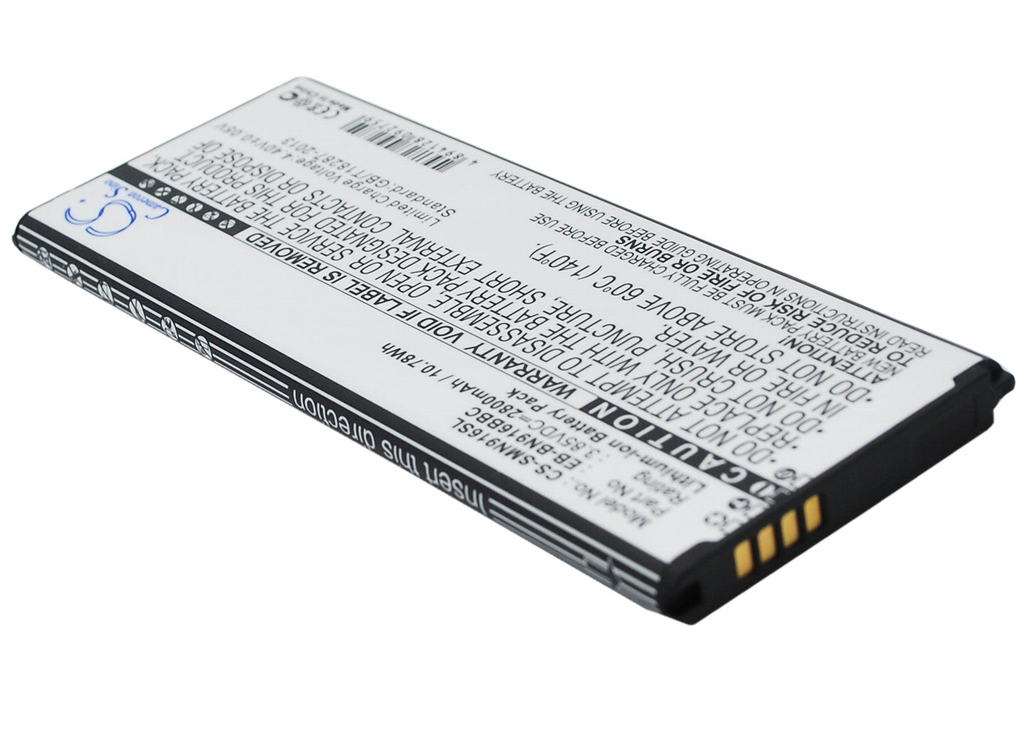 Replacement Battery for Samsung  Galaxy Note 4 ( China Mobile ) – Mobile, SmartPhone – 2800mAh / 10.78Wh / 3.85V